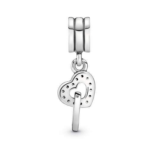 Pandora Interlocking Hearts Dangle Charm