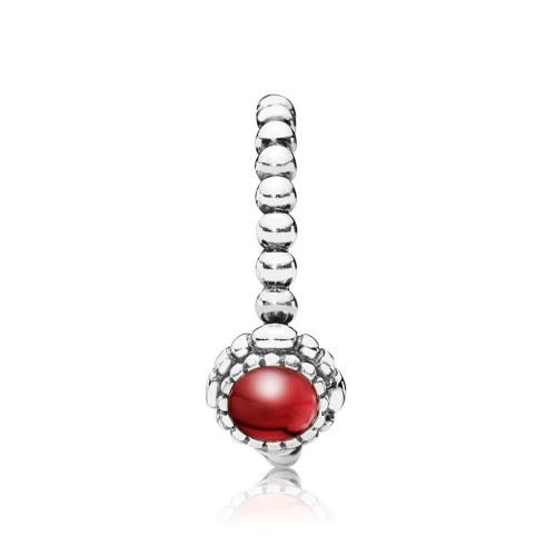 Pandora Birthday Blooms Ring, January, Garnet Pandora Birthday Blooms Ring, January, Garnet