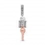 Pandora Pavé Padlock and Key Dangle Charm Pandora Pavé Padlock and Key Dangle Charm