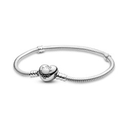 Pandora Moments Heart Clasp Snake Chain Bracelet Pandora Moments Heart Clasp Snake Chain Bracelet