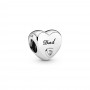 Pandora Dad Heart Charm Pandora Dad Heart Charm