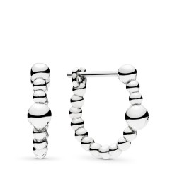 Pandora String of Beads Hoop Earrings