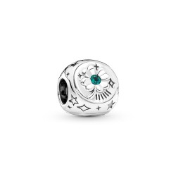 Pandora Clover, Horseshoe & Ladybird Three-sided Charm Pandora Clover, Horseshoe & Ladybird Three-sided Charm