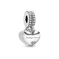 Pandora Daughter & Mother-in-Law Split Dangle Charm