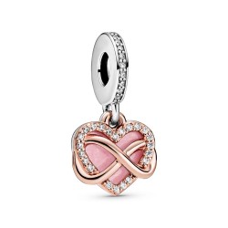 Pandora Sparkling Infinity Heart Dangle Charm Pandora Sparkling Infinity Heart Dangle Charm