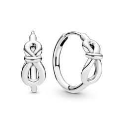 Pandora Infinity Knot Hoop Earrings