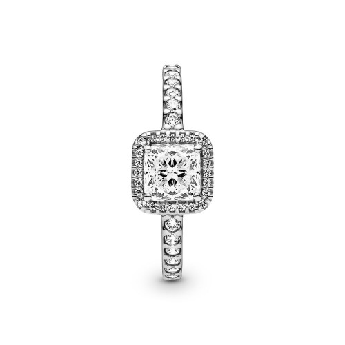 Pandora Square Sparkle Halo Ring Pandora Square Sparkle Halo Ring