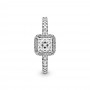 Pandora Square Sparkle Halo Ring Pandora Square Sparkle Halo Ring