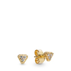 Pandora Sparkling Triangles Stud Earrings