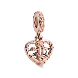 Pandora Rope Heart & Love Anchor Dangle Charm