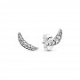 Pandora Sparkling Crescent Moon Earrings Pandora Sparkling Crescent Moon Earrings