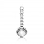 Pandora Birthday Blooms Ring, April, Rock Crystal Pandora Birthday Blooms Ring, April, Rock Crystal