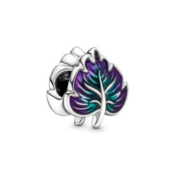 Pandora Purple & Green Leaf Charm