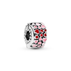 Pandora Red & Pink Hearts Charm