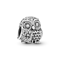 Pandora Mother Owl and Baby Owl Charm