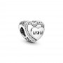 Pandora Sparkling Mom Heart Charm Pandora Sparkling Mom Heart Charm