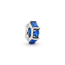 Pandora Blue Ice Cube Spacer Charm