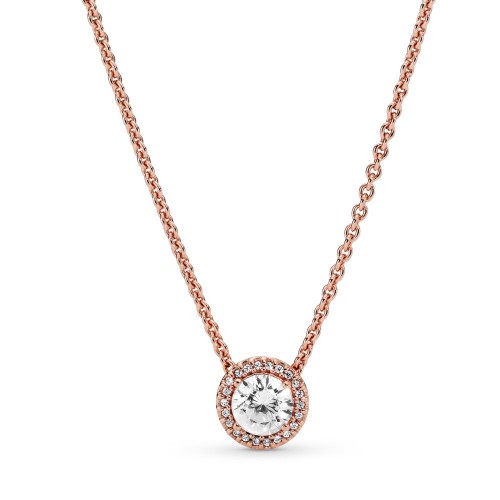 Pandora Round Sparkle Halo Necklace Pandora Round Sparkle Halo Necklace