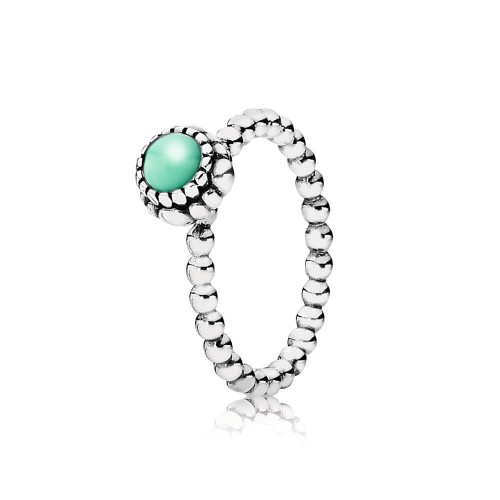 Pandora Birthday Blooms Ring, May, Chrysoprase Pandora Birthday Blooms Ring, May, Chrysoprase
