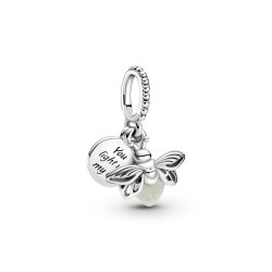 Pandora Glow-in-the-dark Firefly (Lightening Bug) Dangle Charm Pandora Glow-in-the-dark Firefly (Lightening Bug) Dangle Charm