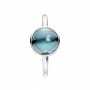 Pandora Poetic Droplet Ring, Aqua Blue Crystal Pandora Poetic Droplet Ring, Aqua Blue Crystal