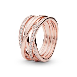 Pandora Sparkling & Polished Lines Ring Pandora Sparkling & Polished Lines Ring