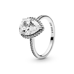 Pandora Sparkling Teardrop Halo Ring Pandora Sparkling Teardrop Halo Ring