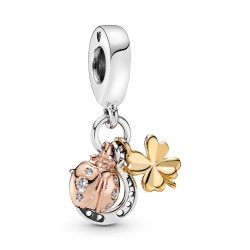 Pandora Horseshoe, Clover & Ladybird Dangle Charm Pandora Horseshoe, Clover & Ladybird Dangle Charm