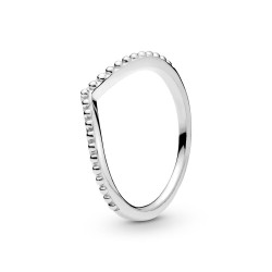 Pandora Beaded Wishbone Ring