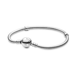 Pandora Disney Moments Sparkling Mickey Mouse & Snake Chain Bracelet