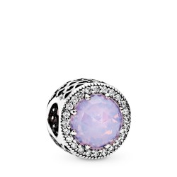 Pandora Radiant Hearts Charm, Opalescent Pink Crystal Pandora Radiant Hearts Charm, Opalescent Pink Crystal