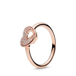 Pandora Shimmering Puzzle Heart Frame Ring Pandora Shimmering Puzzle Heart Frame Ring