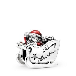 Pandora Sleighing Santa Charm
