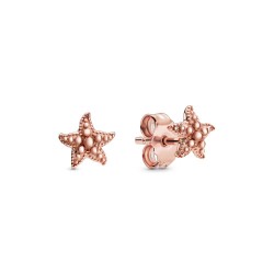 Pandora Beaded Starfish Stud Earrings