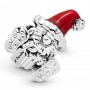 Pandora Seated Santa Claus & Present Charm Pandora Seated Santa Claus & Present Charm