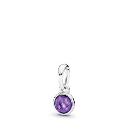 Pandora February Droplet Pendant