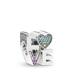Pandora Multi-Color Love Charm Pandora Multi-Color Love Charm
