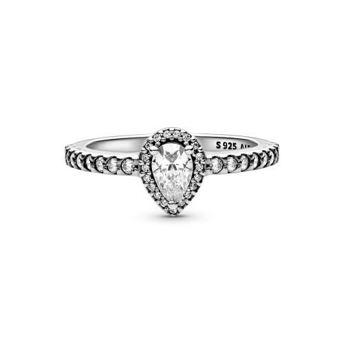 Pandora Classic Teardrop Halo Ring Pandora Classic Teardrop Halo Ring