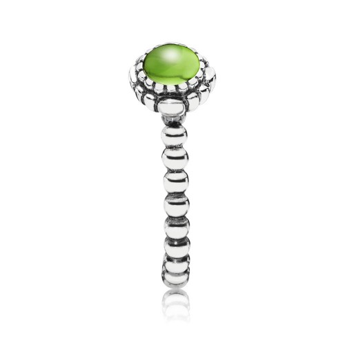 Pandora Birthday Blooms Ring, August, Peridot Pandora Birthday Blooms Ring, August, Peridot