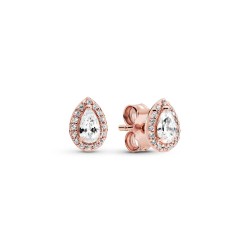 Pandora Teardrop Halo Stud Earrings