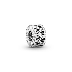 Pandora Openwork Freehand Heart Spacer Charm