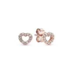 Pandora Open Heart Stud Earrings