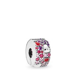 Pandora Asymmetric Hearts of Love Charm