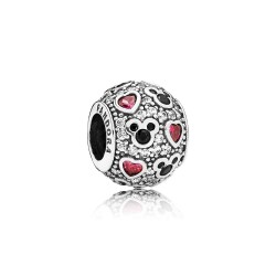 Pandora Disney, Sparkling Mickey & Hearts Charm Pandora Disney, Sparkling Mickey & Hearts Charm