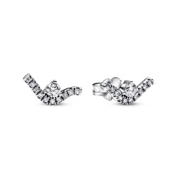 Pandora Sparkling Wave Stud Earrings Pandora Sparkling Wave Stud Earrings