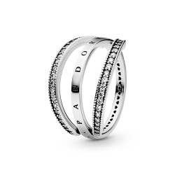 Pandora Logo and Hearts Ring Pandora Logo and Hearts Ring