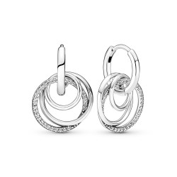 Pandora Family Always Encircled Hoop Earrings Pandora Family Always Encircled Hoop Earrings