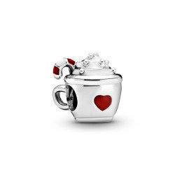 Pandora Cocoa and Candy Cane Charm Pandora Cocoa and Candy Cane Charm