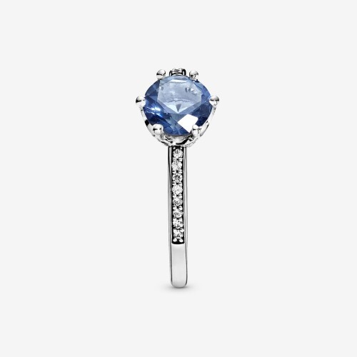 Pandora Blue Sparkling Crown Ring Pandora Blue Sparkling Crown Ring