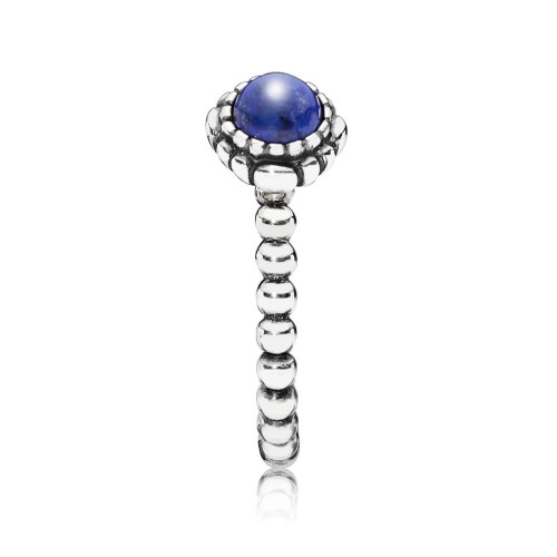 Pandora Birthday Blooms Ring, September, Lapis Lazuli Pandora Birthday Blooms Ring, September, Lapis Lazuli
